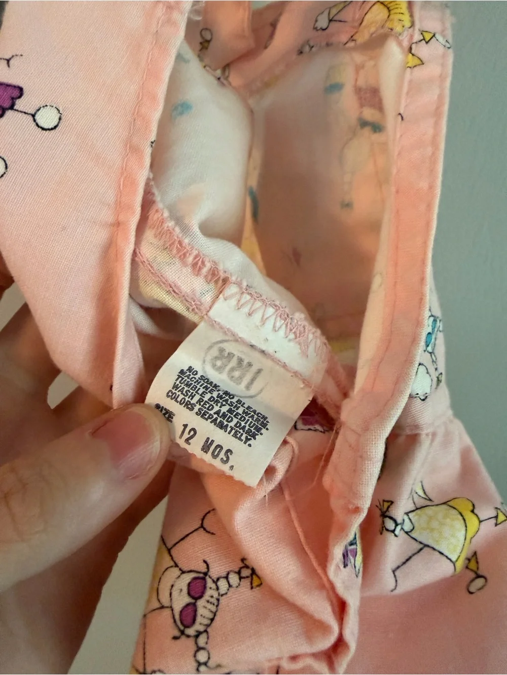 OshKosh B'gosh Pink Printed Vintage Overalls